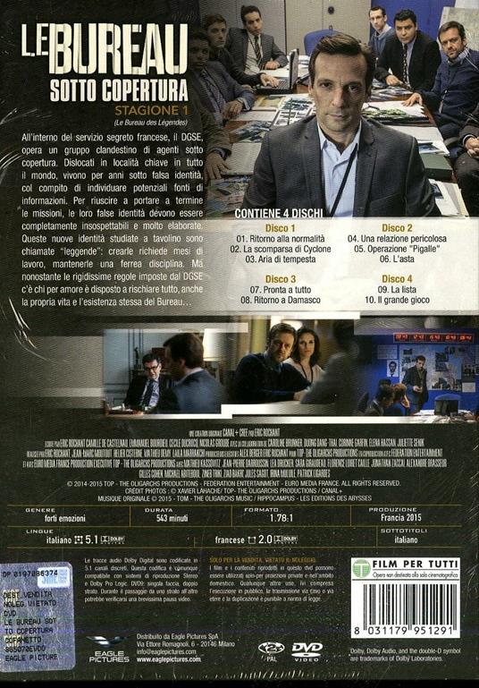 Le bureau. Sotto copertura. Stagione 1. Serie TV ita (DVD) di Eric Rochant,Hélier Cisterne - DVD - 2
