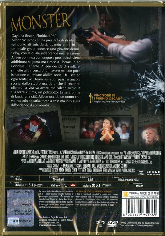 Monster (DVD) di Patty Jenkins - DVD - 2
