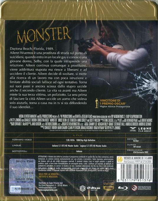 Monster (Blu-ray) di Patty Jenkins - Blu-ray - 2