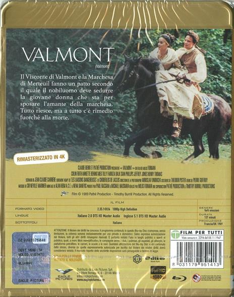 Valmont (Blu-ray) di Milos Forman - Blu-ray - 2