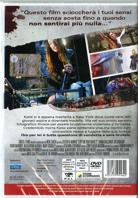 I Spit on Your Grave 2. Special Edition (DVD) di Steven R. Monroe - DVD - 2