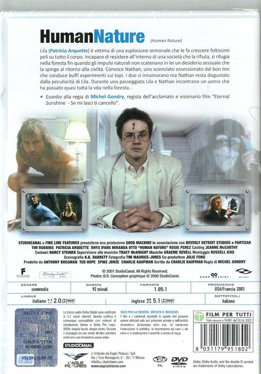 Human Nature (DVD) di Michel Gondry - DVD - 2
