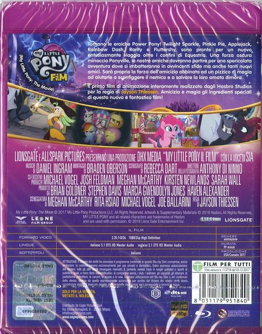 My Little Pony. Il film (Blu-ray) di Jayson Thiessen - Blu-ray - 2