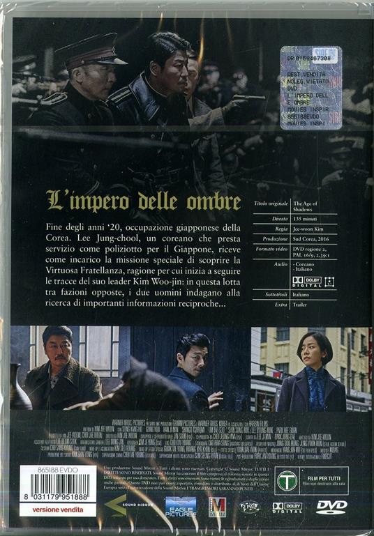 The Age of Shadows. L'impero delle ombre (DVD) di Jee-woon Kim - DVD - 2