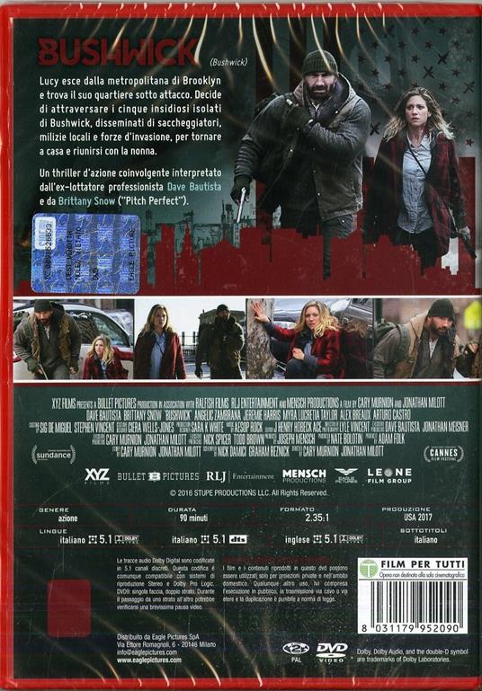 Bushwick (DVD) di Cary Murnion,Jonathan Milott - DVD - 2