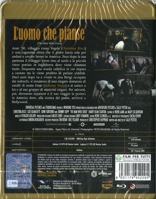 L' uomo che pianse (Blu-ray) di Sally Potter - Blu-ray - 2