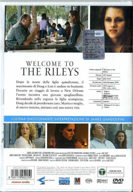 Welcome to the Rileys (DVD) di Jake Scott - DVD - 2