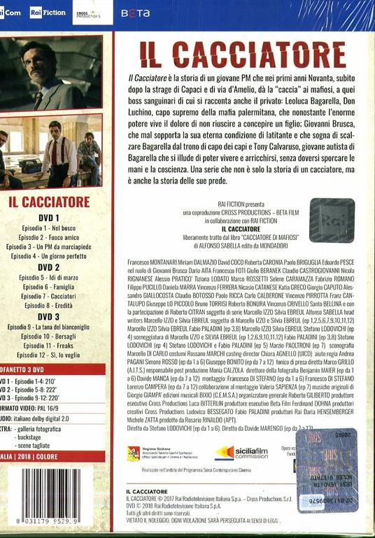 Il cacciatore. Stagione 1. Serie TV ita (3 DVD) di Stefano Lodovichi - DVD - 2