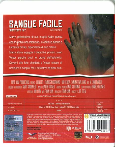 Sangue facile (Blu-ray) di Joel Coen,Ethan Coen - Blu-ray - 2