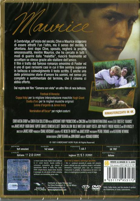 Maurice (DVD) di James Ivory - DVD - 2