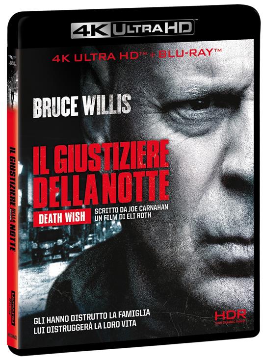 Il giustiziere della notte (Blu-ray + Blu-ray 4K Ultra HD) di Eli Roth - Blu-ray + Blu-ray Ultra HD 4K