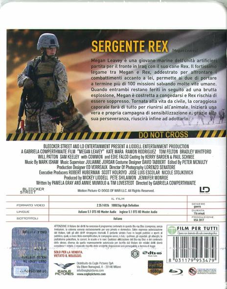 Sergente Rex (Blu-ray) di Gabriela Cowperthwaite - Blu-ray - 2