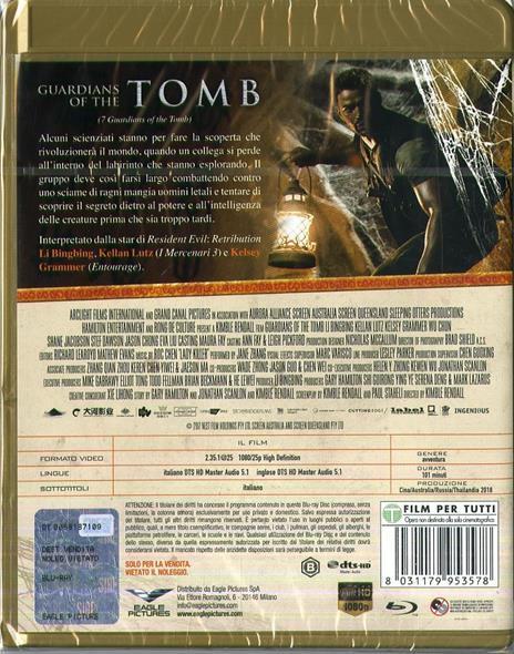 Guardians of the Tomb (Blu-ray) di Kimble Rendall - Blu-ray - 2
