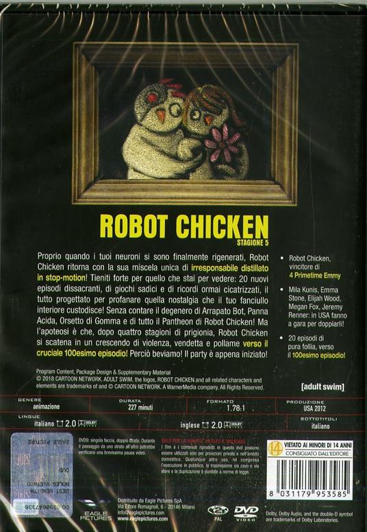 Robot Chicken Stagione 5 con Gadget (2 DVD) di Seth Green - DVD - 2