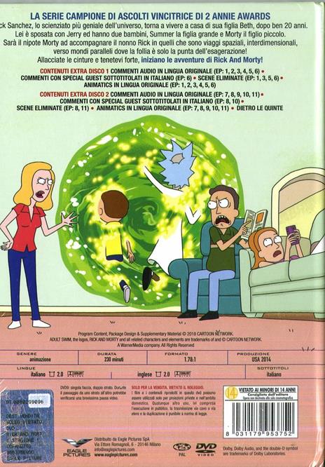 Rick and Morty. Stagione 1. Edizione Mediabook Collector (2 DVD) di Dan Harmon,Justin Roiland - DVD - 2