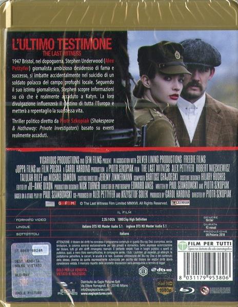 L' ultimo testimone (Blu-ray) di Piotr Szkopiak - Blu-ray - 2