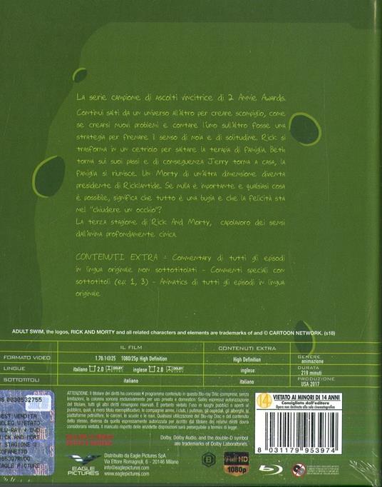 Rick and Morty. Stagione 3. Edizione Mediabook Collector (2 DVD + Blu-ray) di Dan Harmon,Justin Roiland - DVD + Blu-ray - 2