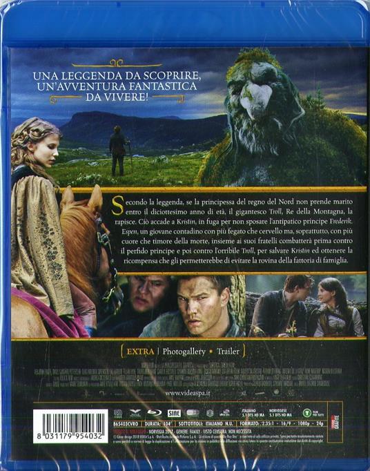 La principessa e il gigante (Blu-ray) di Mikkel Brænne Sandemose - Blu-ray - 2