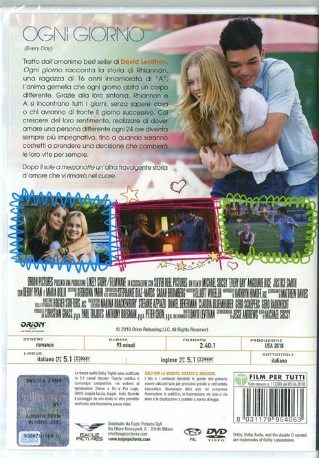 Ogni giorno (DVD) di Michael Sucsy - DVD - 2