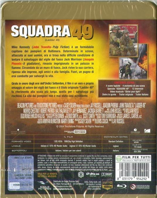 Squadra 49 (Blu-ray) di Jay Russell - Blu-ray - 2