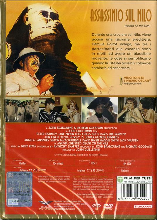 Assassinio sul Nilo (DVD) di John Guillermin - DVD - 2