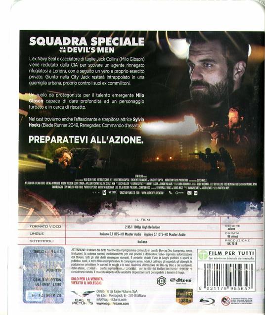 All the Devil's Men. Squadra speciale (Blu-ray) di Matthew Hope - Blu-ray - 2