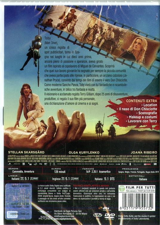 L' uomo che uccise Don Chisciotte (DVD) di Terry Gilliam - DVD - 2