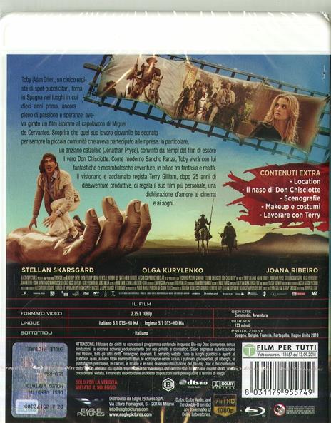 L' uomo che uccise Don Chisciotte (Blu-ray) di Terry Gilliam - Blu-ray - 2