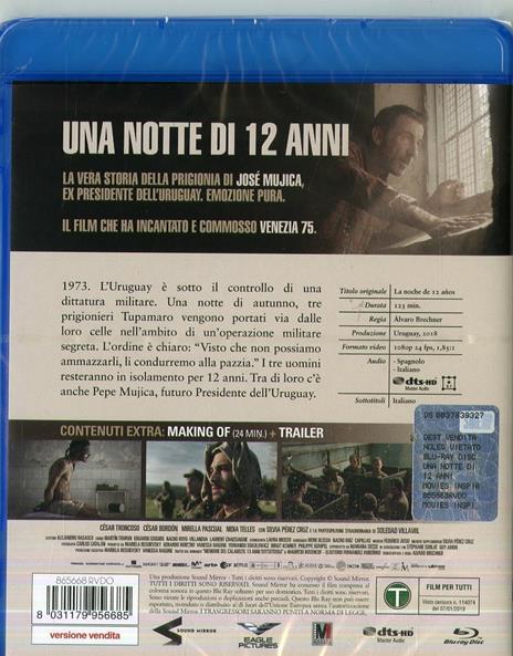 Una notte di 12 anni (Blu-ray) di Álvaro Brechner - Blu-ray - 2