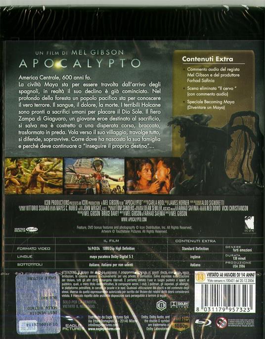 Apocalypto (DVD + Blu-ray) di Mel Gibson - DVD + Blu-ray - 2