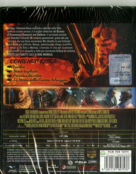 Hellboy (DVD + Blu-ray) di Neil Marshall - DVD + Blu-ray - 2