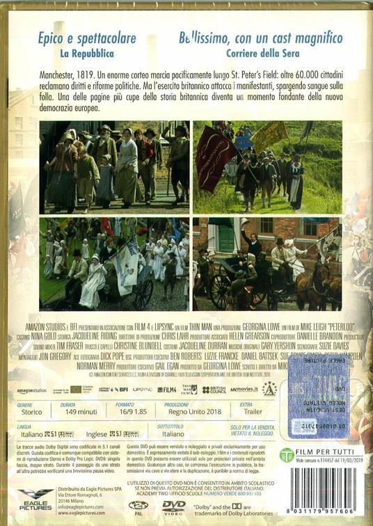 Peterloo (DVD) di Mike Leigh - DVD - 2