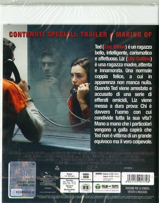 Ted Bundy. Fascino criminale (Blu-ray) di Joe Berlinger - Blu-ray - 2