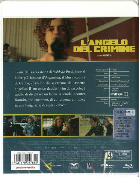 L' angelo del crimine (Blu-ray) di Luis Ortega - Blu-ray - 2
