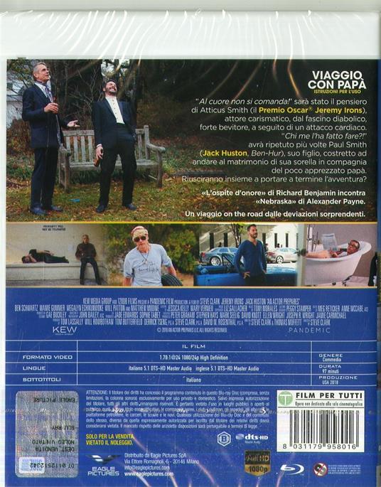 Viaggio con papà. Istruzioni per l'uso (Blu-ray) di Steve Clark - Blu-ray - 2