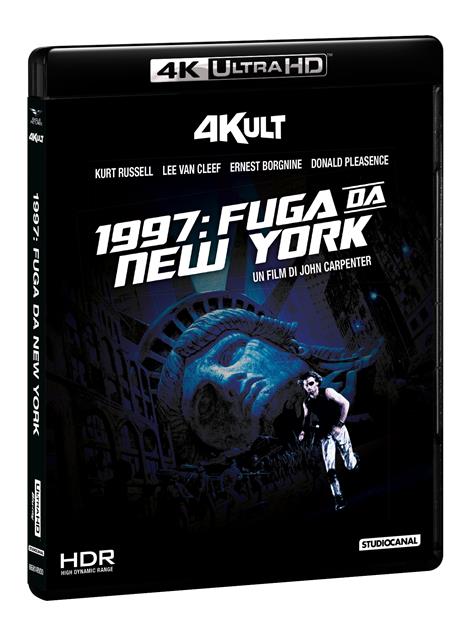 1997: Fuga da New York  (Blu-ray + Blu-ray 4K Ultra HD) di John Carpenter - Blu-ray + Blu-ray Ultra HD 4K