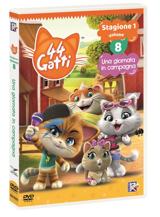 44 gatti vol.8. Una giornata in campagna (DVD) di Iginio Straffi - DVD