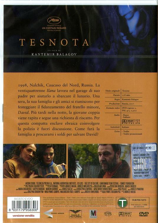Tesnota (DVD) di Kantemir Balagov - DVD - 2