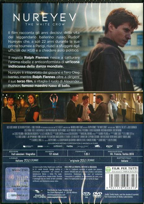 Nureyev. The White Crow (DVD) di Ralph Fiennes - DVD - 2