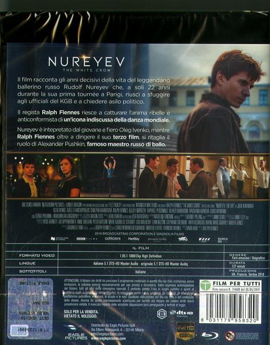 Nureyev. The White Crow (DVD + Blu-ray) di Ralph Fiennes - DVD + Blu-ray - 2