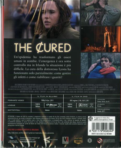 The Cured (DVD + Blu-ray) di David Freyne - DVD + Blu-ray - 2