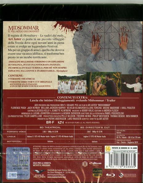 Midsommar. Il villaggio dei dannati. Director's Cut (DVD + 2 Blu-ray) di Ari Aster - DVD + Blu-ray - 2