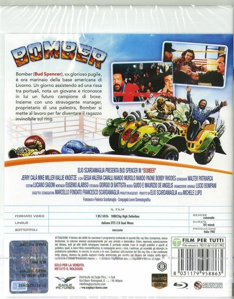 Bud Spencer. Bomber (DVD + Blu-ray) di Michele Lupo - DVD + Blu-ray - 2