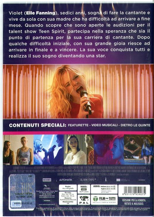 Teen Spirit. A un passo dal sogno (DVD) di Max Minghella - DVD - 2