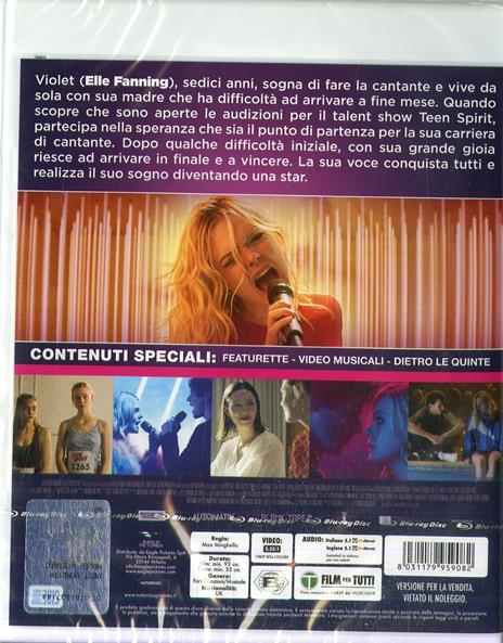 Teen Spirit. A un passo dal sogno (Blu-ray) di Max Minghella - Blu-ray - 2