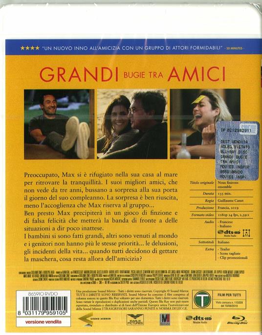 Grandi bugie tra amici (Blu-ray) di Guillaume Canet - Blu-ray - 2