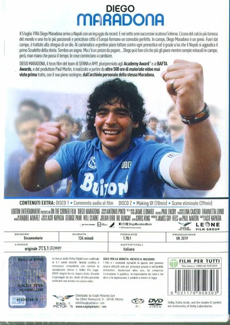 Diego Maradona (DVD) di Asif Kapadia - DVD - 2