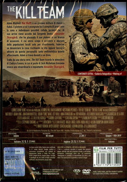 The Kill Team (DVD) di Dan Krauss - DVD - 2