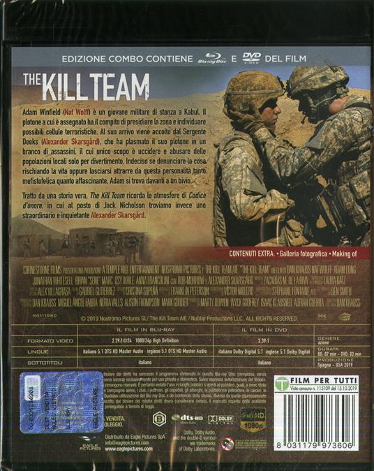 The Kill Team (Blu-ray + DVD) di Dan Krauss - DVD + Blu-ray - 2
