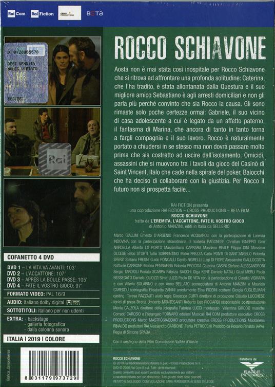 Rocco Schiavone 3 (4 DVD) di Simone Spada - DVD - 3